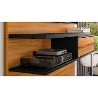 Painel Para Tv Até 55" Nt1155 Notável Freijó Com Preto - 3