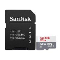 Cartão De Memória Micro Sd Sandisk Ultra 128gb, Classe 10, C/adaptador - Sdsqunr-128g-gn3ma - 1