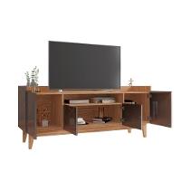 Rack Para Tv Jayce Detalhe Frisado Cinza Noce - 3