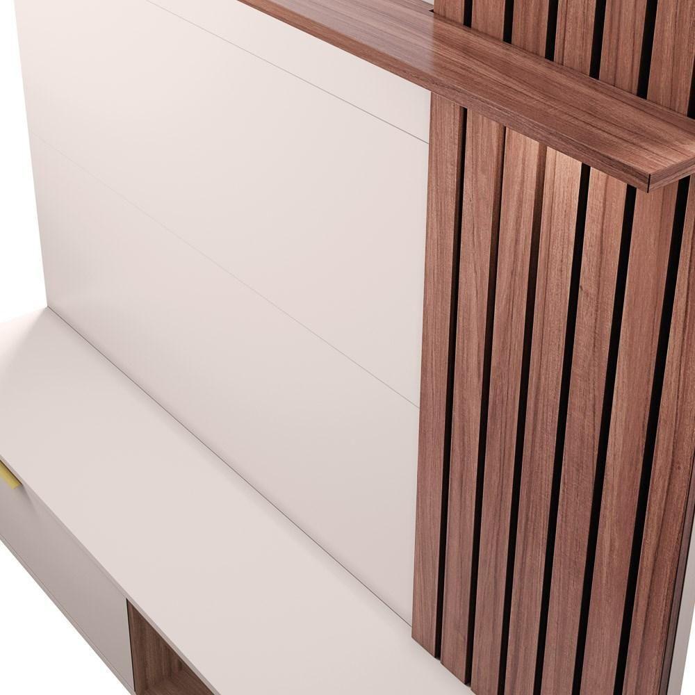 Painel Para Tv Até 65" 180cm Off White/Real - 5
