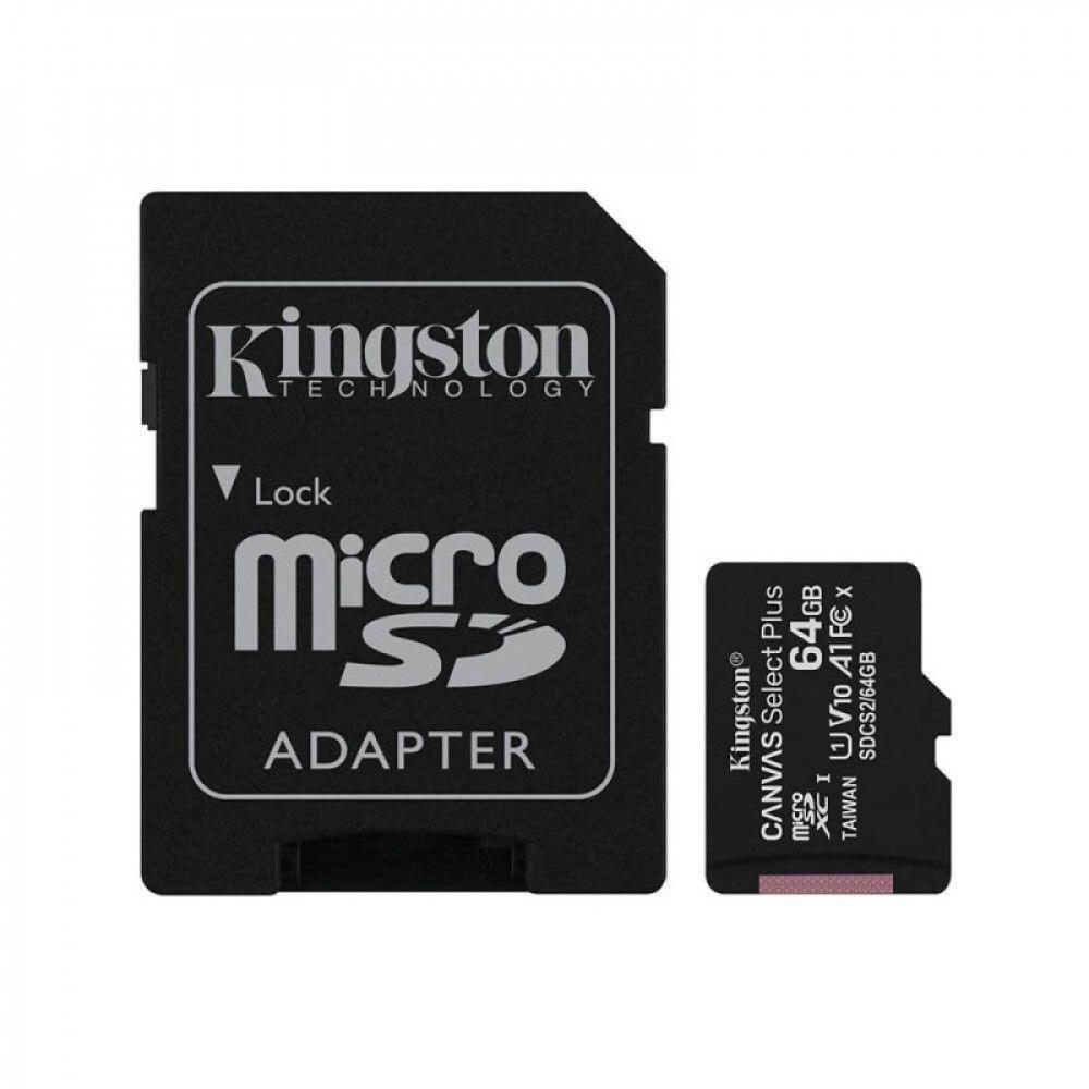 Cartão De Memória 64gb Kingston Sdcs2-64gb Preto - 1