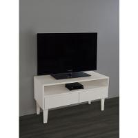 Rack Para Tv Bancada Com Nicho E Gaveta Off White Laca - 1