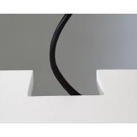 Rack Para Tv Suspenso Bancada Com Nicho E Gaveta Branco Laca - 11