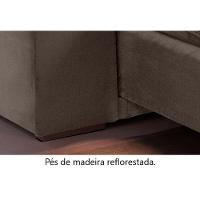 Sofá Retrátil E Reclinável Atenas 2,10m 3 Lugares Bege - 3