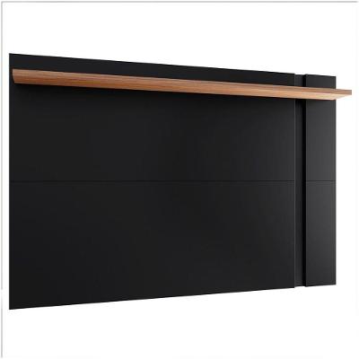 Painel Para Tv Até 70 Polegadas Extensível Flex Leme Preto Fosco/noce Milano