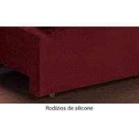 Sofá Retrátil E Reclinável Atenas 2,10m 3 Lugares Bordô - 2