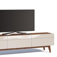 Rack Classic 218cm 3 Gavetas Off White Freijó Imcal - 3