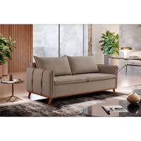 Sofá Fixo Living Argos 2,00m 03 Lugares Txr Bege - 1