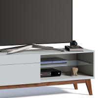 Rack Classic 146cm 1 Gaveta Branco Acetinado Imcal