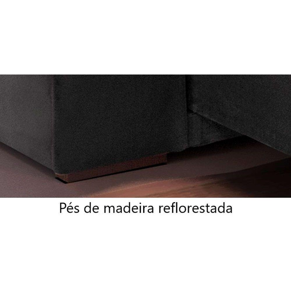 Sofá Retrátil E Reclinável Atenas 2,10m 3 Lugares Cinza - 5