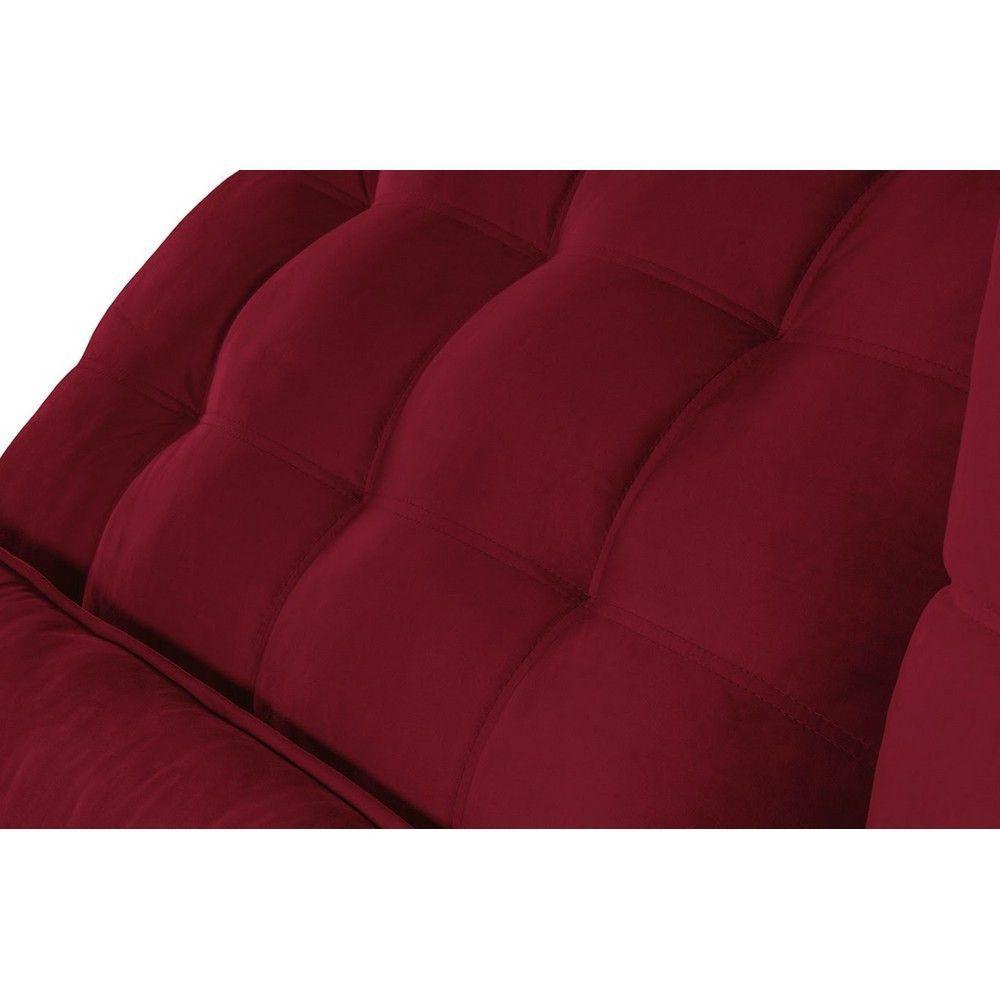 Sofá 5 Lugares 2.50 Mt Retrátil E Reclinável Vermelho - 3