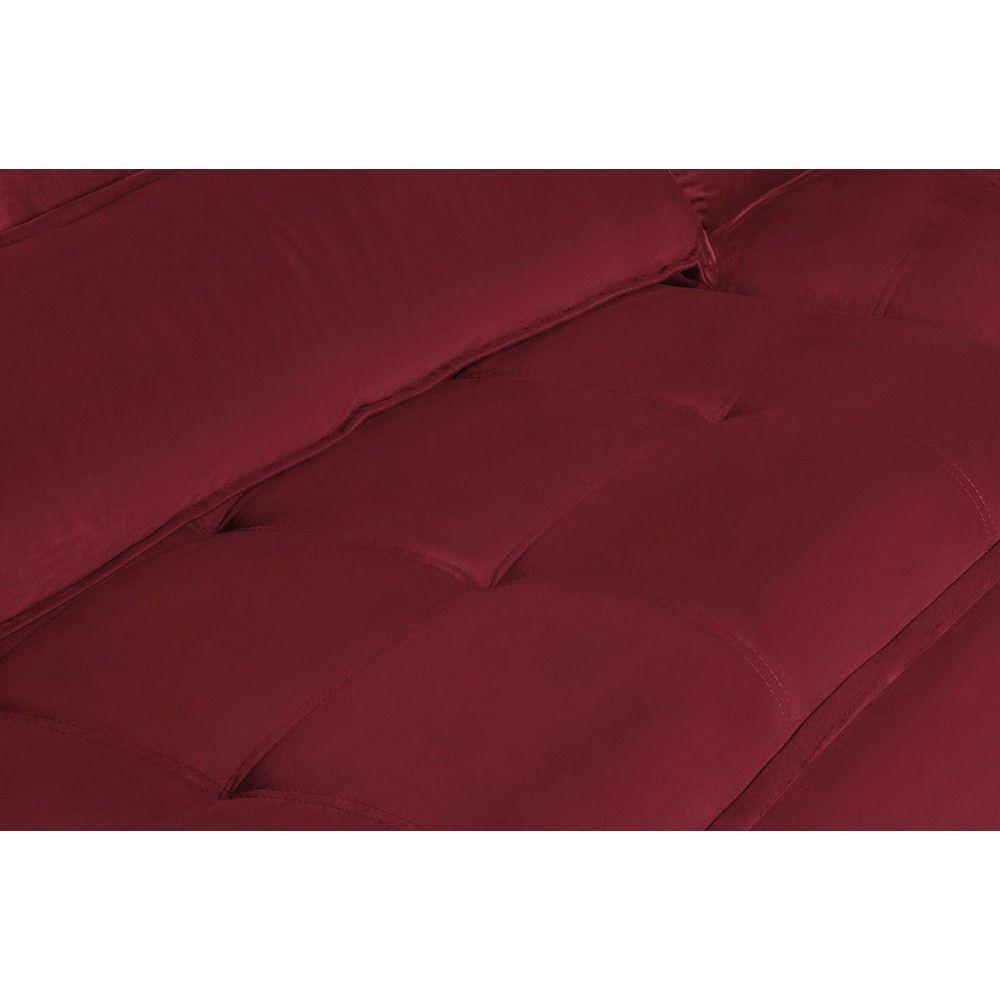 Sofá 5 Lugares 2.50 Mt Retrátil E Reclinável Vermelho - 4