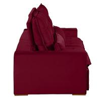 Sofá 5 Lugares 2.50 Mt Retrátil E Reclinável Vermelho - 6