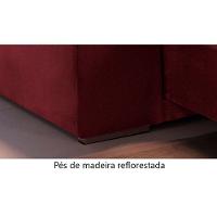 Sofá Retrátil E Reclinável Atenas 2,30m 4 Lugares Bordô - 3
