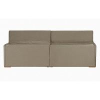 Sofá 5 Lugares 2.50 Mt Com Molas Retrátil E Reclinável Bege - 2