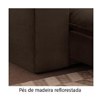 Sofá Retrátil E Reclinável Orion 1,80m 02 Lugares Txr Marrom - 3