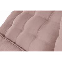 Sofá 6 Lugares 2.90 Mt Retrátil E Reclinável Veludo Rose - 3