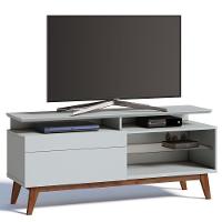 Rack Classic 146cm 1 Gaveta com Prateleira Branco Imcal - 1