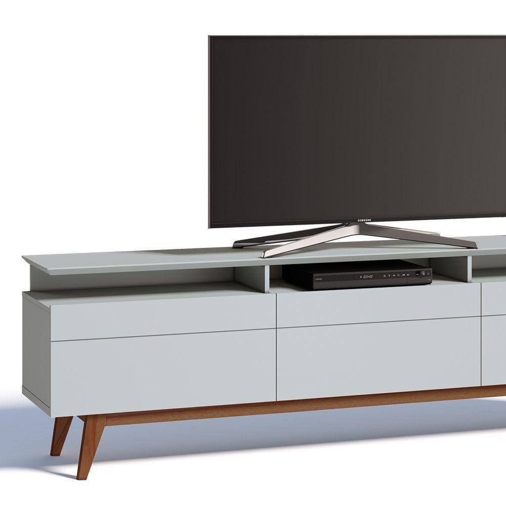 Rack Classic 218cm 3 Gavetas Com Prateleira Branco Imcal - 2