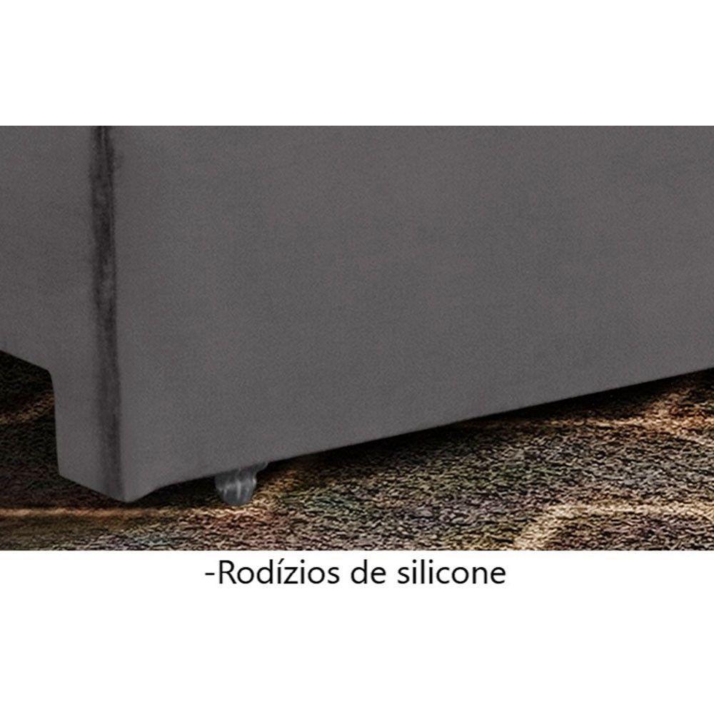 Sofá Retrátil E Reclinável Apolo 2,50m 4 Lugares Prata - 2