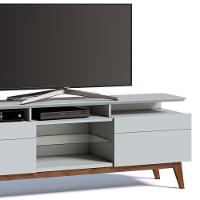 Rack Classic 180cm 2 Gavetas com Prateleira Branco Imcal - 2