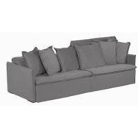 Sofá 5 Lugares 2.50 Mt Com Molas Retrátil E Reclinável Cinza - 7