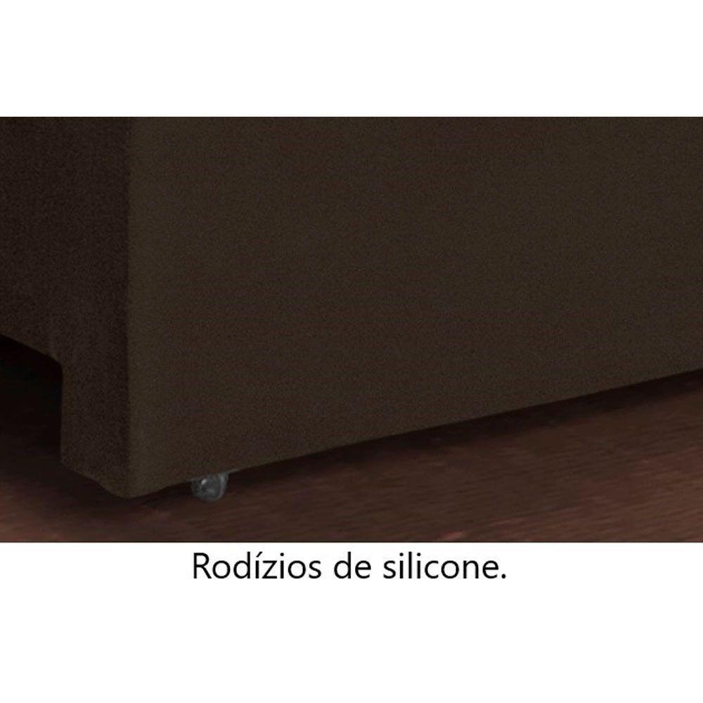 Sofá Retrátil E Reclinável Atenas 2,50m 4 Lugares Marrom - 2