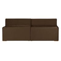 Sofá 5 Lugares Com Molas Retrátil E Reclinável Marrom - 2