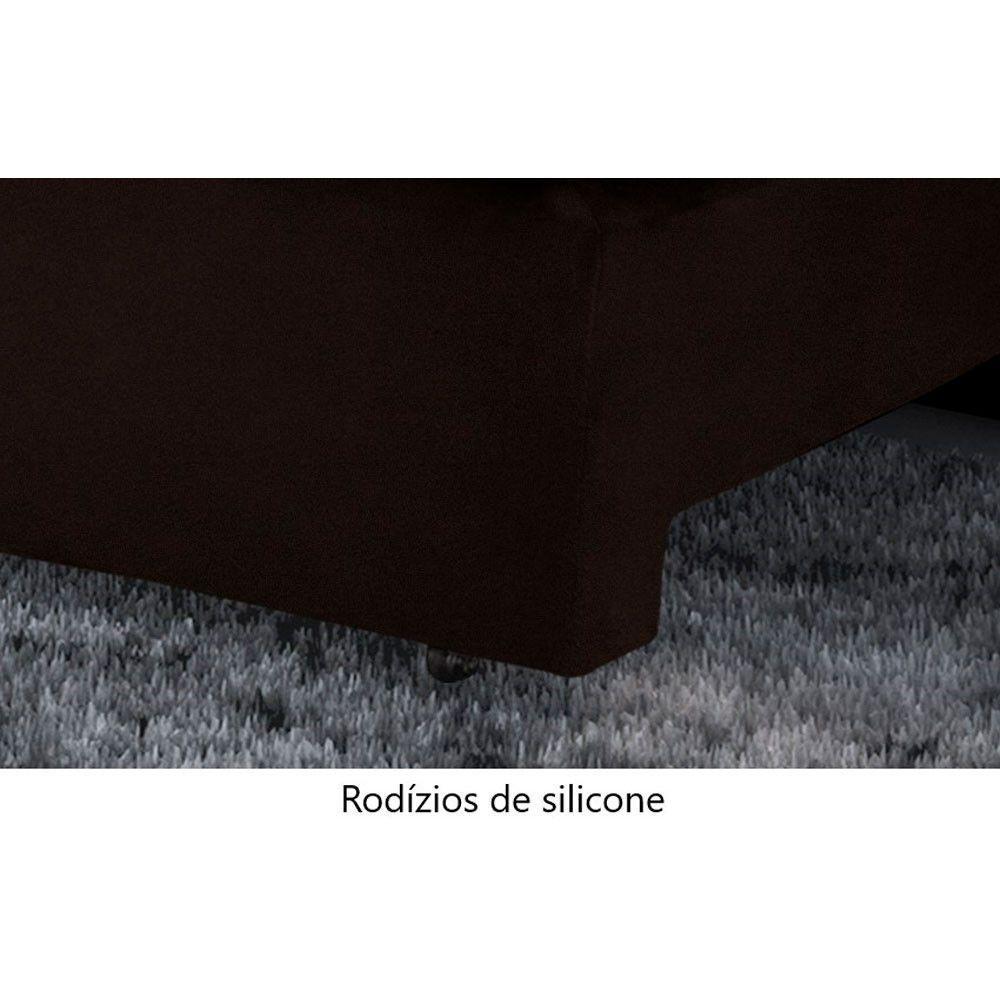 Sofá Retrátil E Reclinável Atlanta 1,80m 02 Lugares Marrom - 4