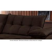 Sofá Retrátil E Reclinável Atlanta 1,80m 02 Lugares Marrom - 11