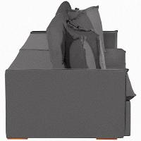 Sofá 6 Lugares 2.90 Mt Com Molas Retrátil E Reclinável Cinza