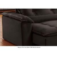 Sofá Retrátil E Reclinável Apolo 2,90m 5 Lugares Marrom - 5