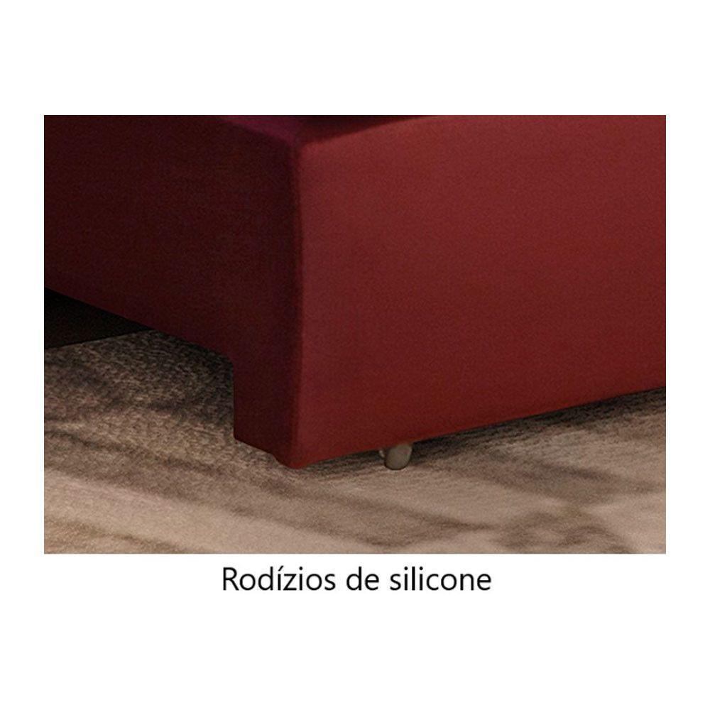 Sofá Retrátil E Reclinável Orion 1,80m 02 Lugares Txr Bordô - 2