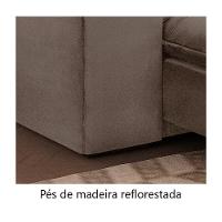 Sofá Retrátil E Reclinável Orion 2,50m 04 Lugares Txr Bege - 5