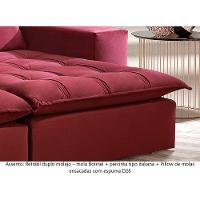 Sofá Retrátil E Reclinável Orion 2,90m 05 Lugares Txr Bordô - 6