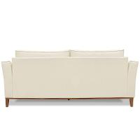 Sofá Living 2 Lugares 1,70M Vega Linho Pés Castanho Natural - 3