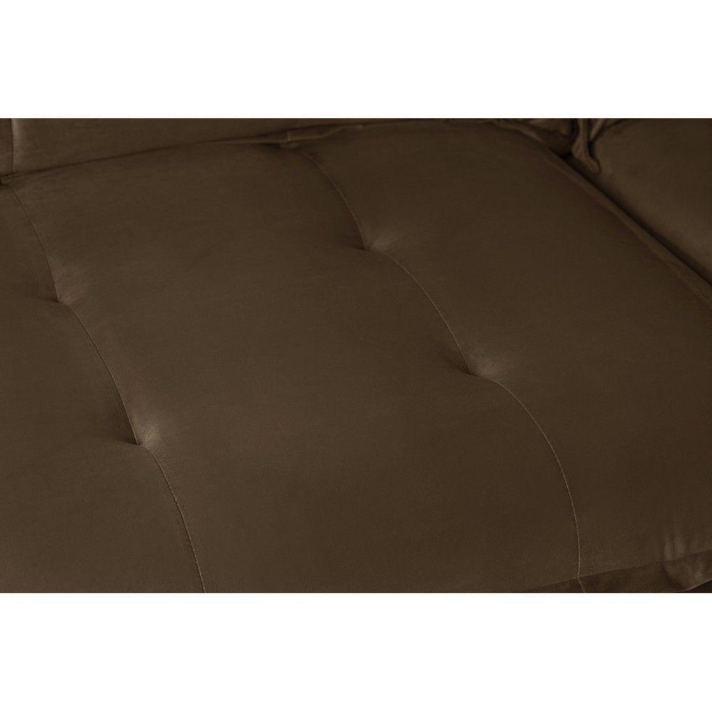 Sofá 6 Lugares 2,90Mt Com Molas Retrátil E Reclinável Marrom - 7