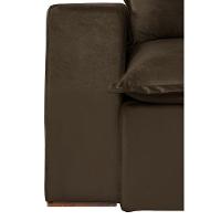 Sofá 6 Lugares 2,90Mt Com Molas Retrátil E Reclinável Marrom - 6