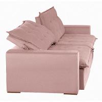 Sofá 6 Lugares 2,90Mt Com Molas Retrátil E Reclinável Rose - 3