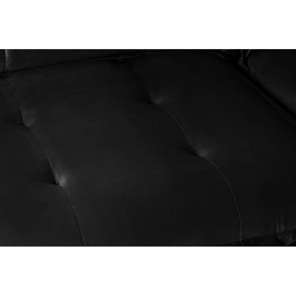 Sofá 5 Lugares 2,50 Mt Com Molas Retrátil E Reclinável Preto - 7