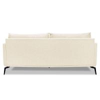 Sofá Living 2 Lugares 1,80M Sirius Linho Bege Pés Metálicos - 13