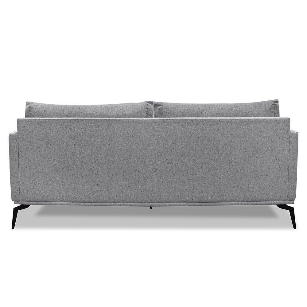 Sofá Living 2 Lugares 1,80M Pés Metálicos Grafite - 4