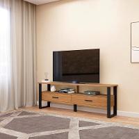 Rack 2 Gavetas Olivy D3 180 Cm Freijó Preto Fosco - 3