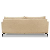 Sofá Living 2 Lugares 1,60M Pés Metálicos Dourado