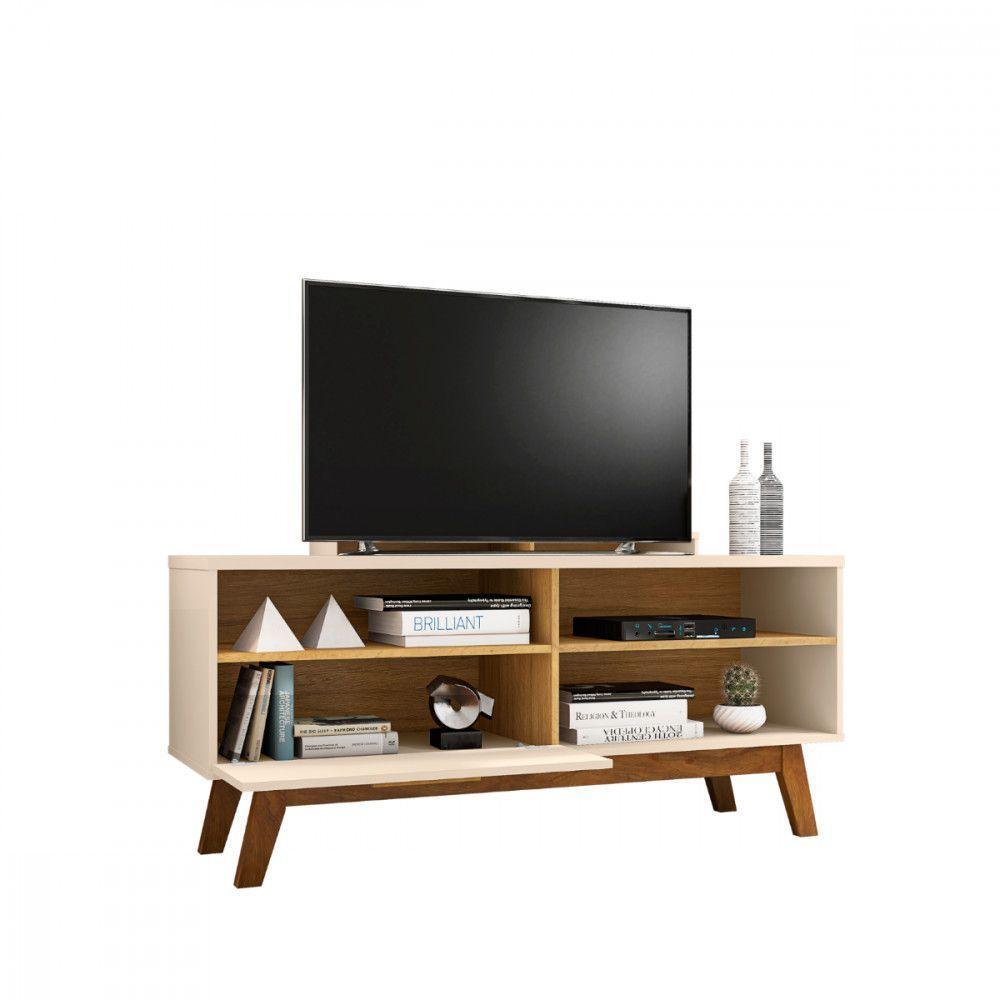 Rack Para Tv De Até 55 Polegadas Off White/cinamomo Paladio Bechara Off White Com Cinamomo - 2
