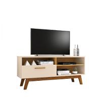 Rack Para Tv De Até 55 Polegadas Off White/cinamomo Paladio Bechara Off White Com Cinamomo - 1
