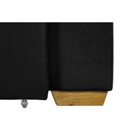 Sofá 3 Lugares 1.90 Mt Com Molas Retrátil E Reclinável Preto