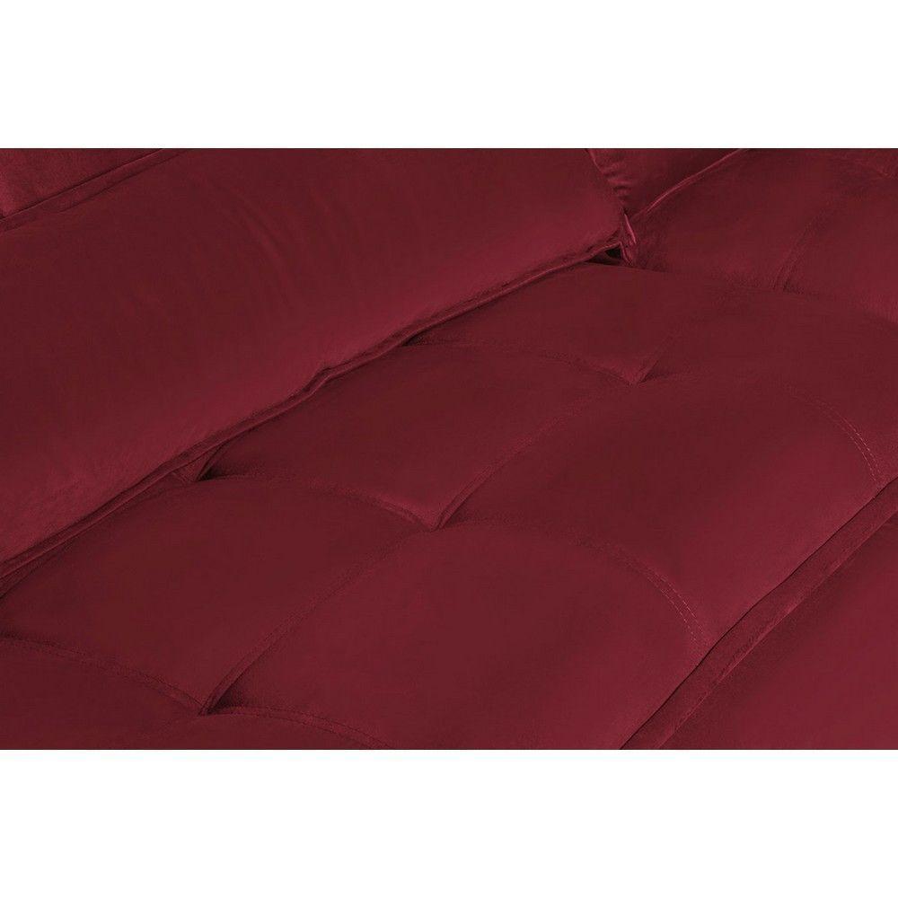 Sofá 4 Lugares 2.30 Mt Retrátil E Reclinável Vermelho - 4