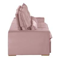 Sofá 4 Lugares 2.30 Mt Retrátil E Reclinável Sofatec Rose - 6