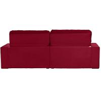 Sofá 4 Lugares 2.30 Mt Retrátil E Reclinável Vermelho - 3